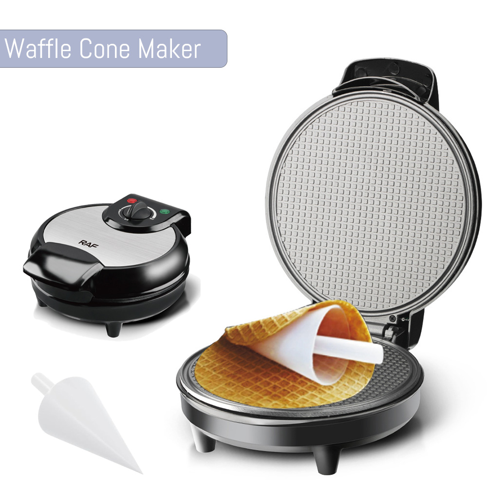 Waffle Maker Commercial - ELectric Waffle Cone Maker Machine with