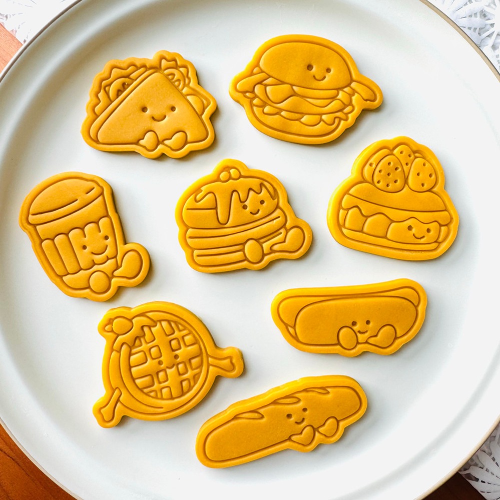Commercial Kitchen Items - Cute Burger Sandwich Cookie Cutters Cartoon