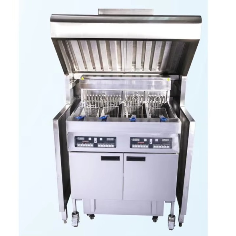 Commercial Kitchen Equipment - Commercial Floor Type Hood Customized Stainless