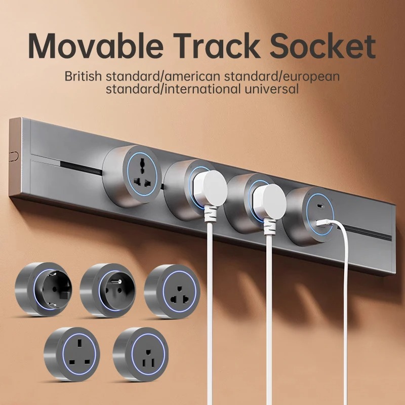 Hidden Wall Socket Power Rail  - Commercial Kitchen Swing Door recension och pris