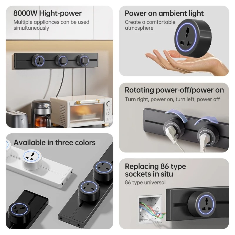 Hidden Wall Socket Power Rail  - Commercial Kitchen Swing Door recension och pris