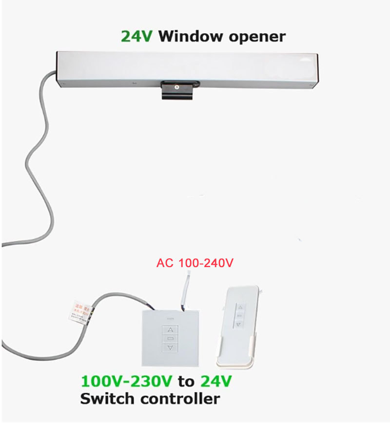 200 or 300 or 400mm Stroke Mot - Commercial Kitchen Vent recension och pris