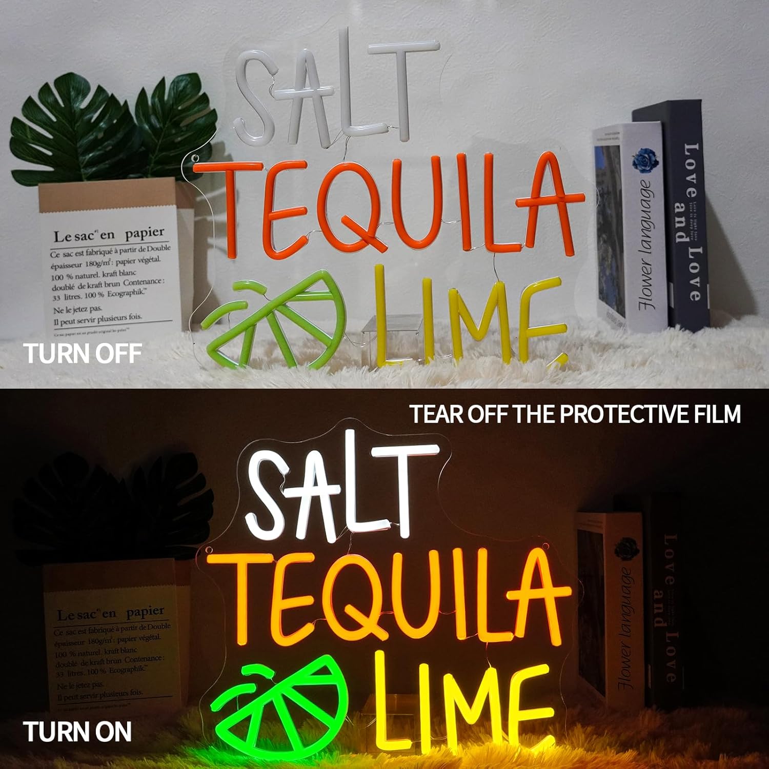 Salt Tequila Lime Neon Sign Le - Commercial Kitchen Light recension och pris