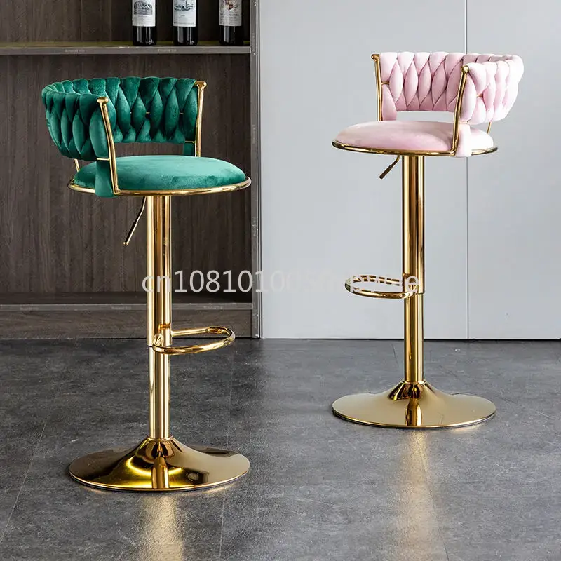Modern Velvet Bar Stools Swive - Commercial Kitchen And Bar recension och pris