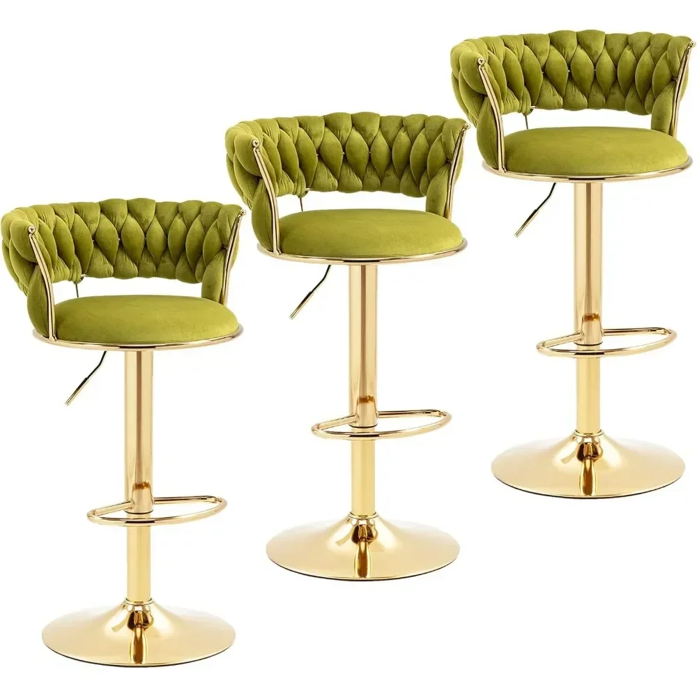 Modern Velvet Bar Stools Set o - Commercial Kitchen And Bar recension och pris