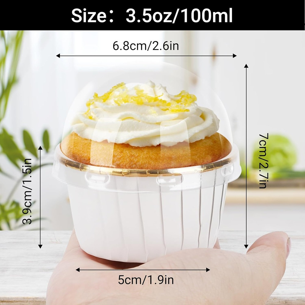 50 pcs Muffins Cup Paper Cupca - Commercial Kitchen Items recension och pris