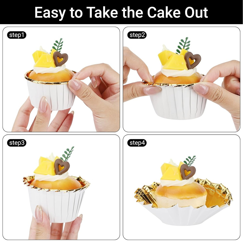 50 pcs Muffins Cup Paper Cupca - Commercial Kitchen Items recension och pris