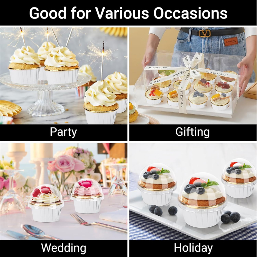 50 pcs Muffins Cup Paper Cupca - Commercial Kitchen Items recension och pris