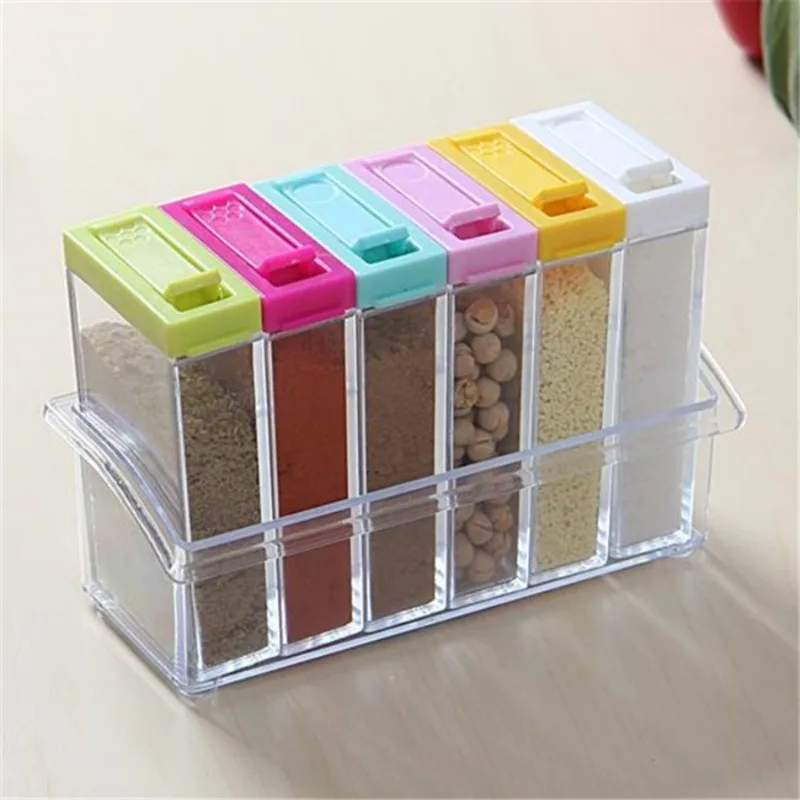 Transparent Seasoning Six Grid - Commercial Kitchen Items recension och pris