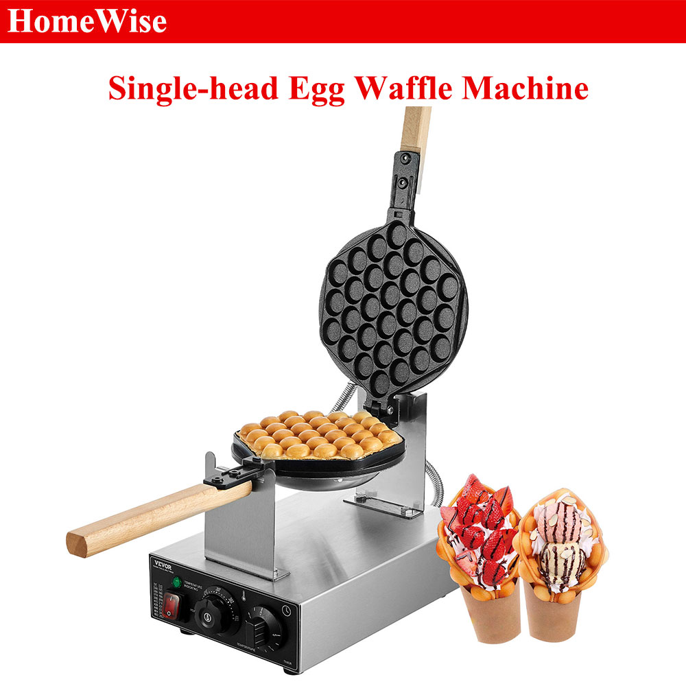 HomeWise Commercial Egg Bubble - Waffle Maker Commercial recension och pris