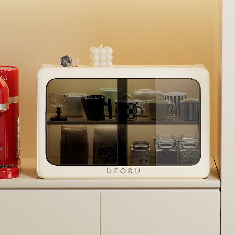 UFORU Dustproof Cup Storage Bo - Commercial Kitchen Swing Door recension och pris