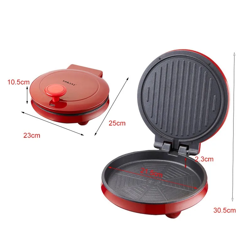 110V Electric Pizza Machine, D - Waffle Maker Commercial recension och pris