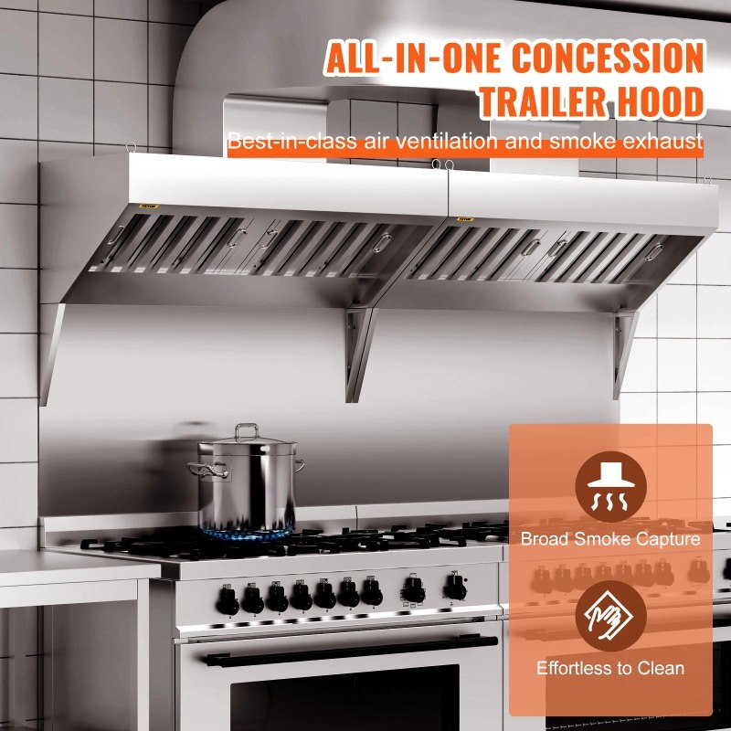 4/5/6/7/8/9FT Commercial Exhau - Commercial Kitchen Vent recension och pris