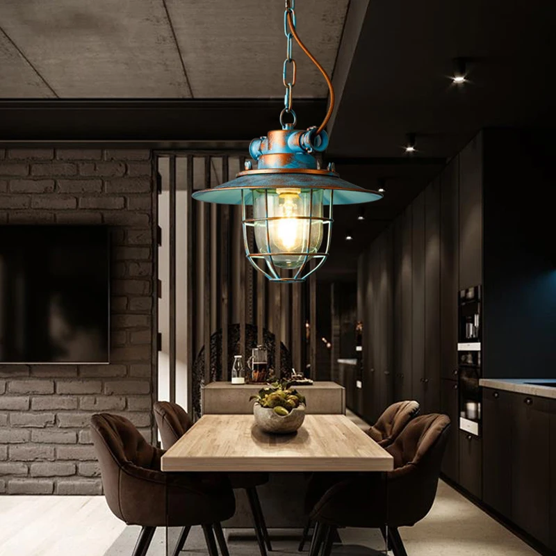 Vintage Glass Chandelier Loft  - Commercial Kitchen Light recension och pris