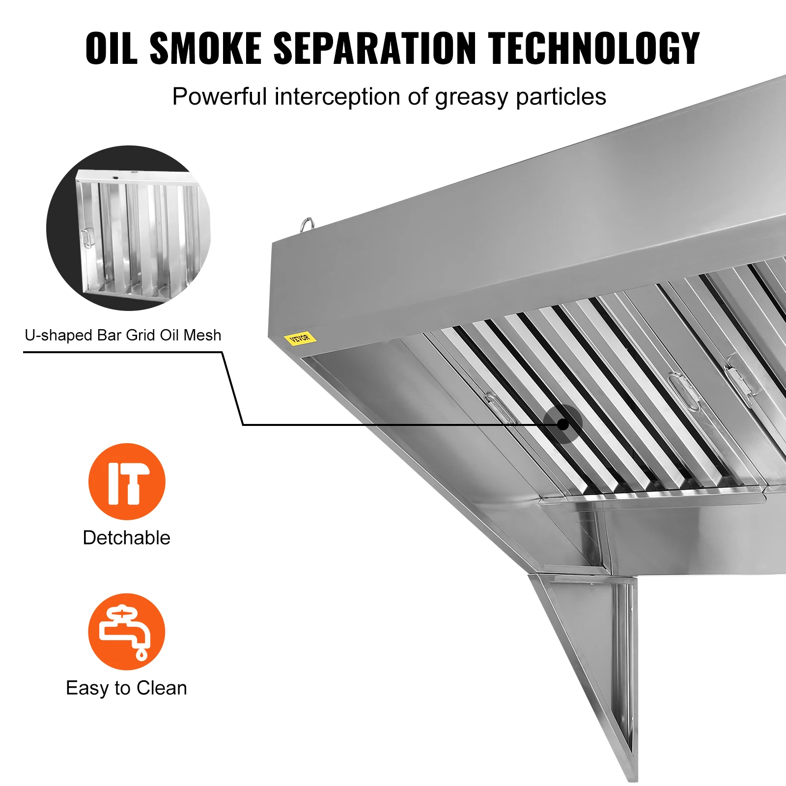 4/5/6/7/8/9FT Commercial Exhau - Commercial Kitchen Vent recension och pris