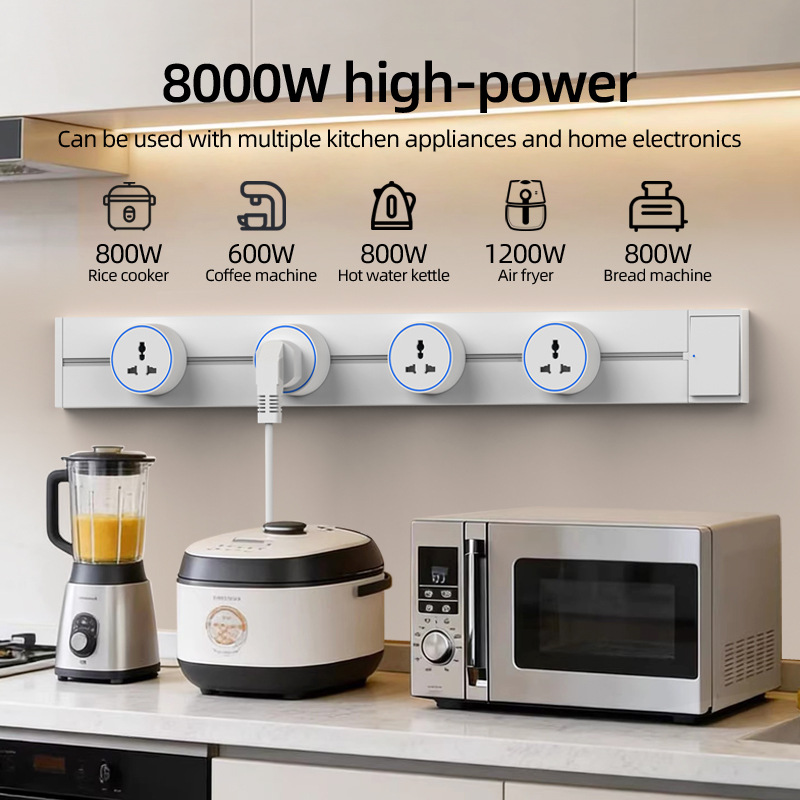 White Home Movable Power Track - Commercial Kitchen Swing Door recension och pris