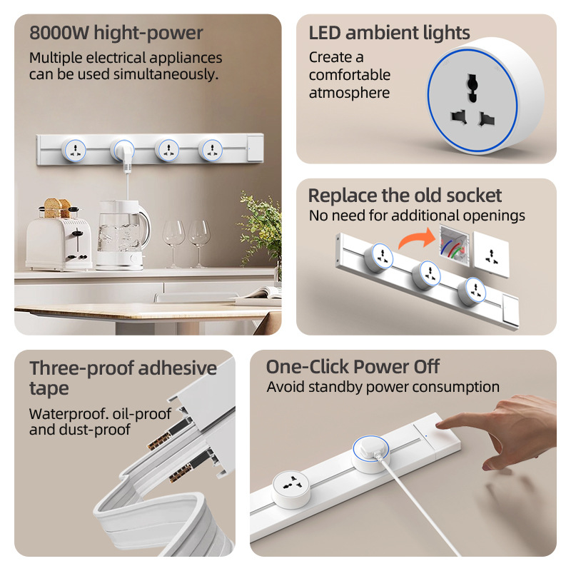 White Home Movable Power Track - Commercial Kitchen Swing Door recension och pris