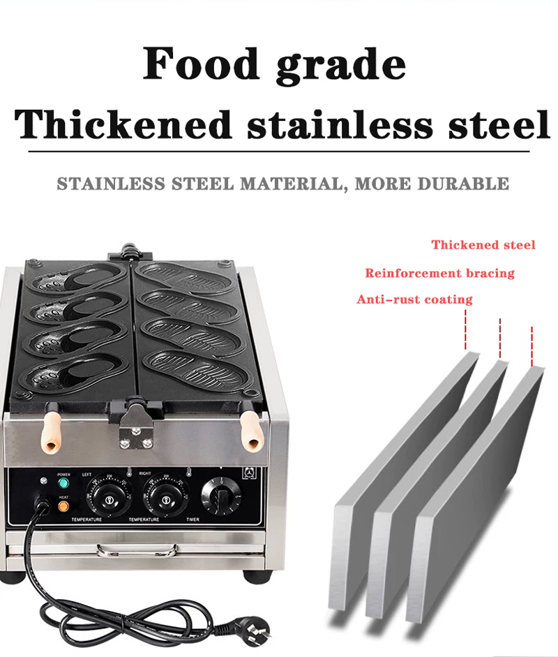 Shoe-Shaped Waffle Making Mach - Waffle Maker Commercial recension och pris