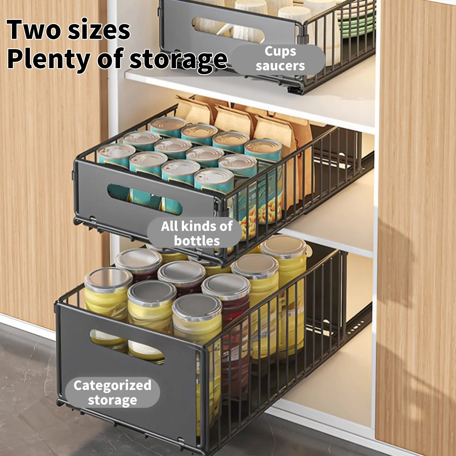 Pull Out Kitchen Storage Rack  - Commercial Kitchen Swing Door recension och pris